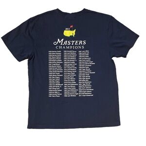 2012 Masters Tournament T-shirt L
